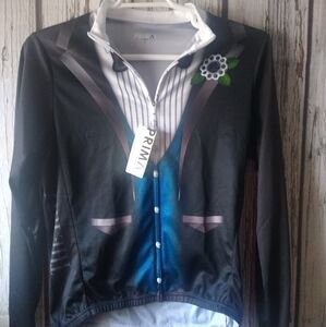 Primal The Ritz Tuxedo L/S Full Zip Cycling Biking Jersey Size (L) NWT!